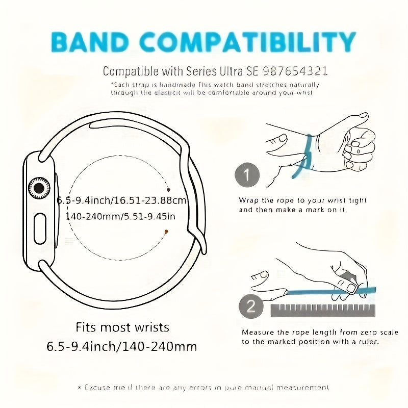 New Glass Bead Women's Watch Strap Suitable for iWatch 10\u002F9\u002F8\u002F7\u002F6\u002F5\u002F4\u002F3\u002F2\u002F1 Generation Metal Band, Compatible with 38\u002F40\u002F41\u002F42\u002F44\u002F45mm (Strap Only, No Watch Included)