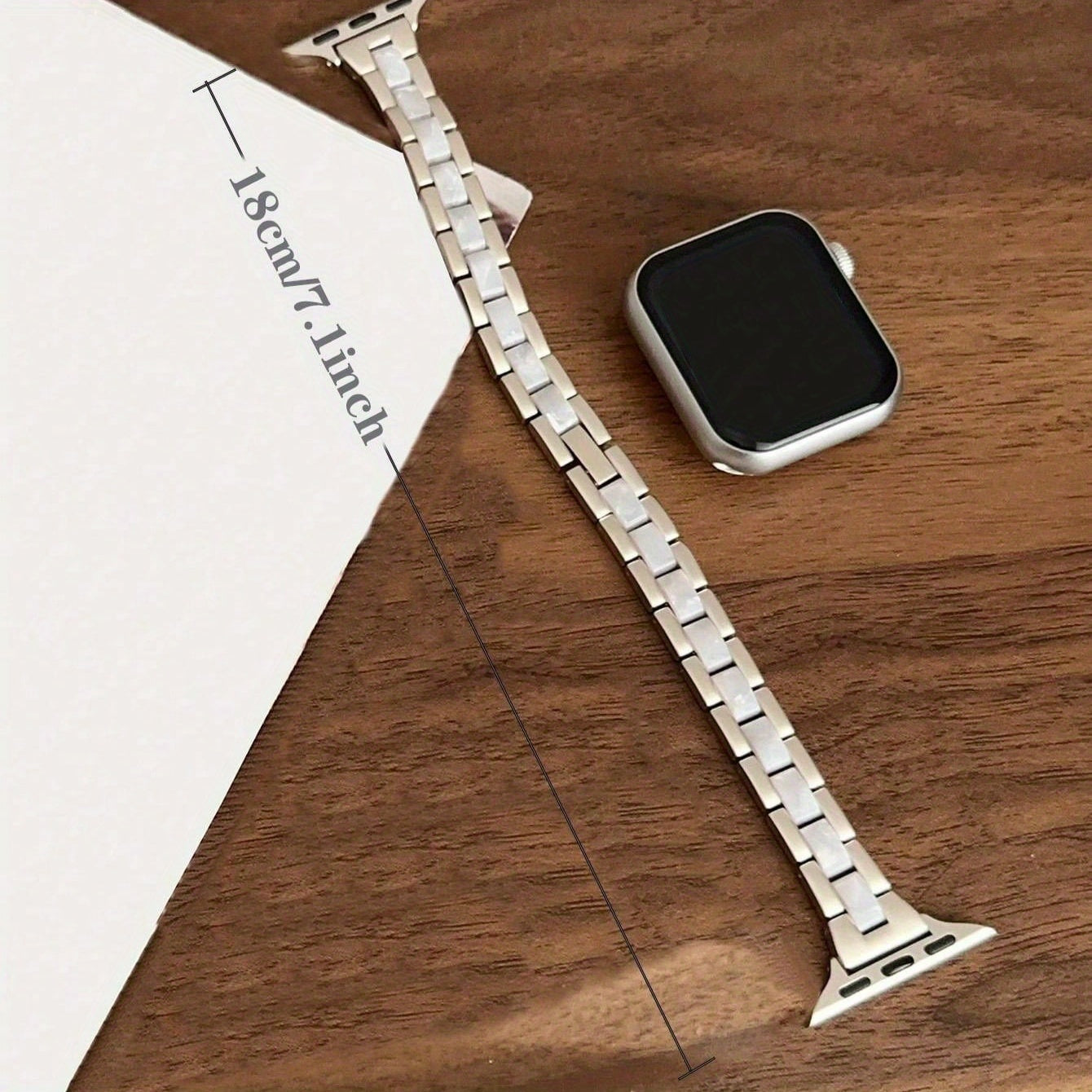 1pc Classic iWatch Strap Fits 38mm\u002F40mm\u002F41mm\u002F42mm\u002F44mm\u002F45mm\u002F49mm Compatible with Series 10\u002F9\u002F8\u002F7\u002FSE\u002F6\u002F5\u002F4\u002F3 Elegant Replacet Band for