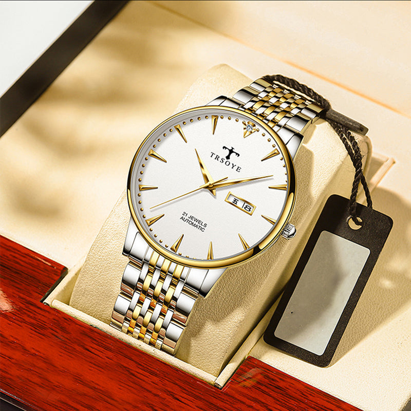 Men's Automatic Mechanical Watch with Butterfly Buckle