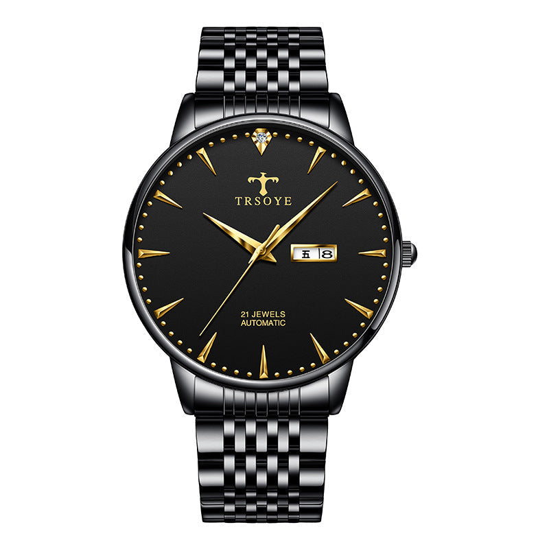 Men's Automatic Mechanical Watch with Butterfly Buckle
