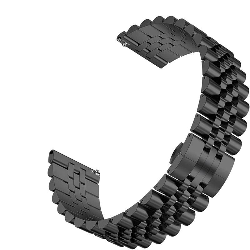 Metal Watch Strap 20mm 22mm Metal Watch Strap For Samsung Galaxy 3 Active 2 40 44mm Gear S2 S3 GT 2 42 Butterfly Buckle Watch Band Quick Release Replacement Compatible With Smartwatch Traditional Watch Samsung Watch