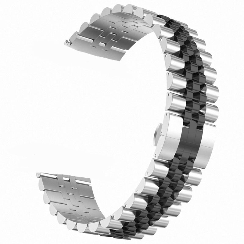 Metal Watch Strap 20mm 22mm Metal Watch Strap For Samsung Galaxy 3 Active 2 40 44mm Gear S2 S3 GT 2 42 Butterfly Buckle Watch Band Quick Release Replacement Compatible With Smartwatch Traditional Watch Samsung Watch