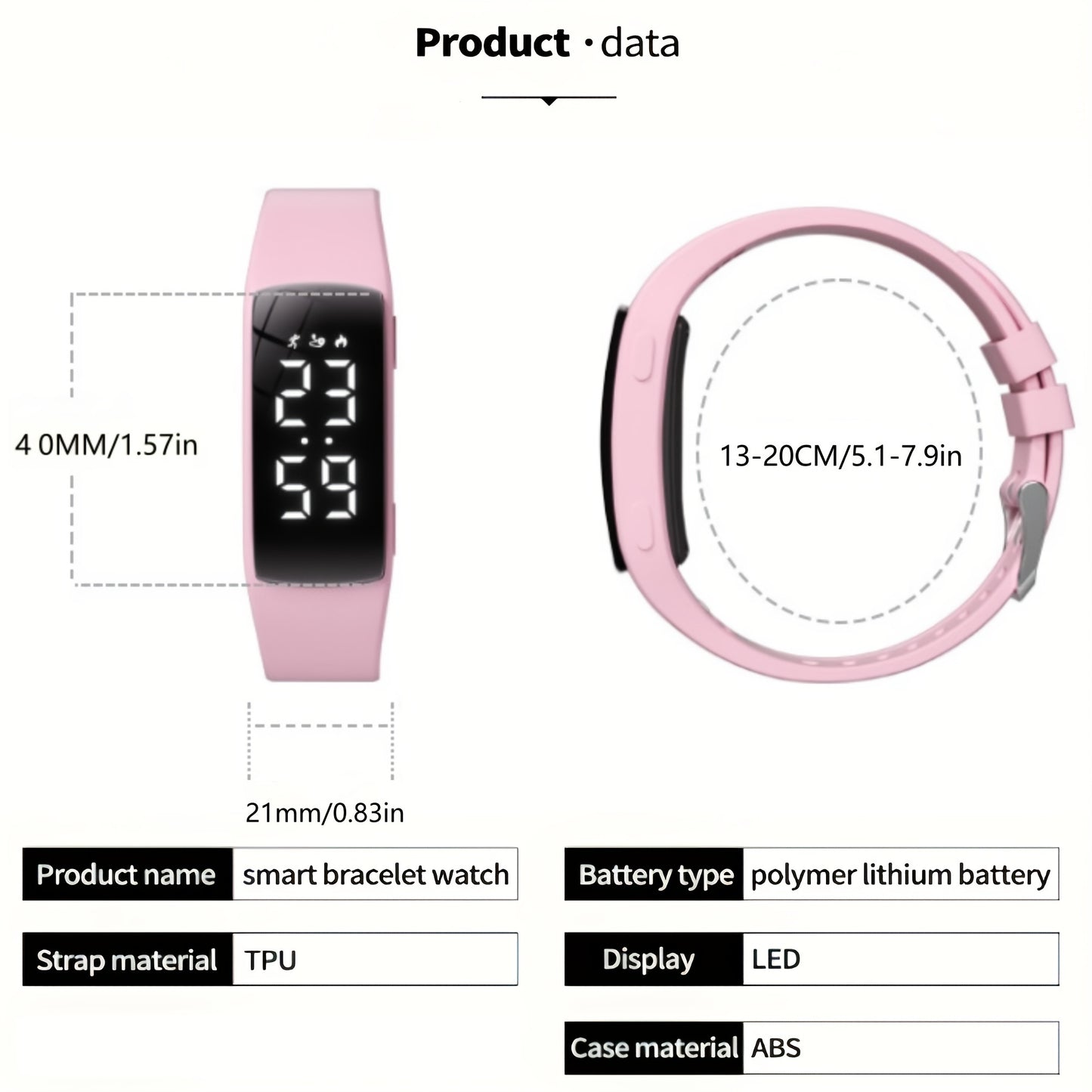 Rechargeable Electronic Watch Rechargeable Multifunctional Electronic Watch | Pedometer\u002FAlarm Clock\u002FStopwatch for Men and Women, Stylish Fitness Bracelet for Students and Athletes, Perfect Gift for Any Occasion