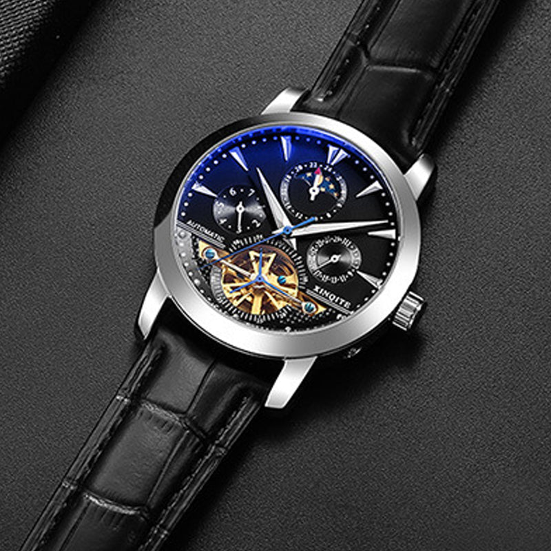 Men's Automatic Skeleton Waterproof Watch