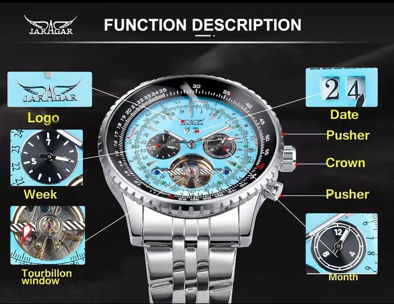 JARAGAR Automatic Mechanical Watch