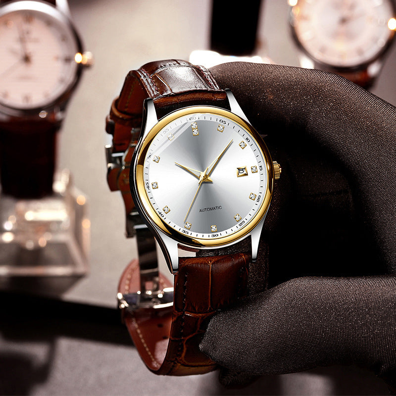 Men's Automatic Mechanical Watch with Calendar