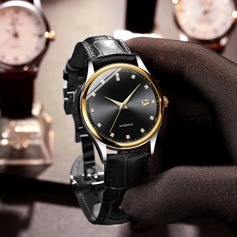 Men's Automatic Mechanical Watch with Calendar
