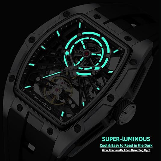Men's Automatic Watch Skull Luxury Dress Watch