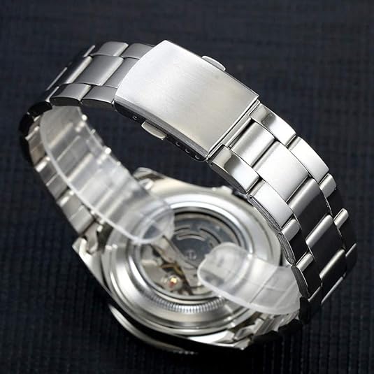 Automatic Mechanical Watch Stainless Steel Waterproof Top Brand Luxury Men's Watch