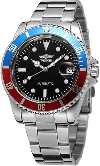 Automatic Mechanical Watch Stainless Steel Waterproof Top Brand Luxury Men's Watch