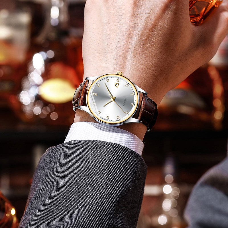 Men's Automatic Mechanical Watch with Calendar