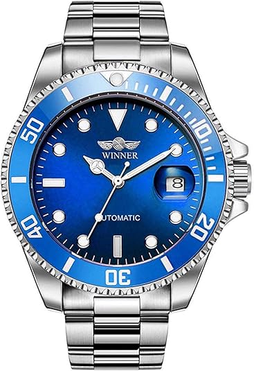 Automatic Mechanical Watch Stainless Steel Waterproof Top Brand Luxury Men's Watch