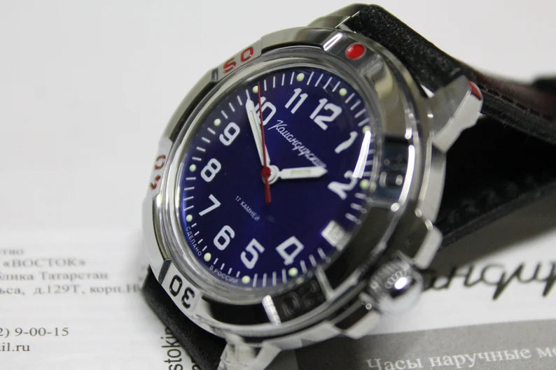 Men's mechanical watch Vostok Komandirskie 2414-43183b