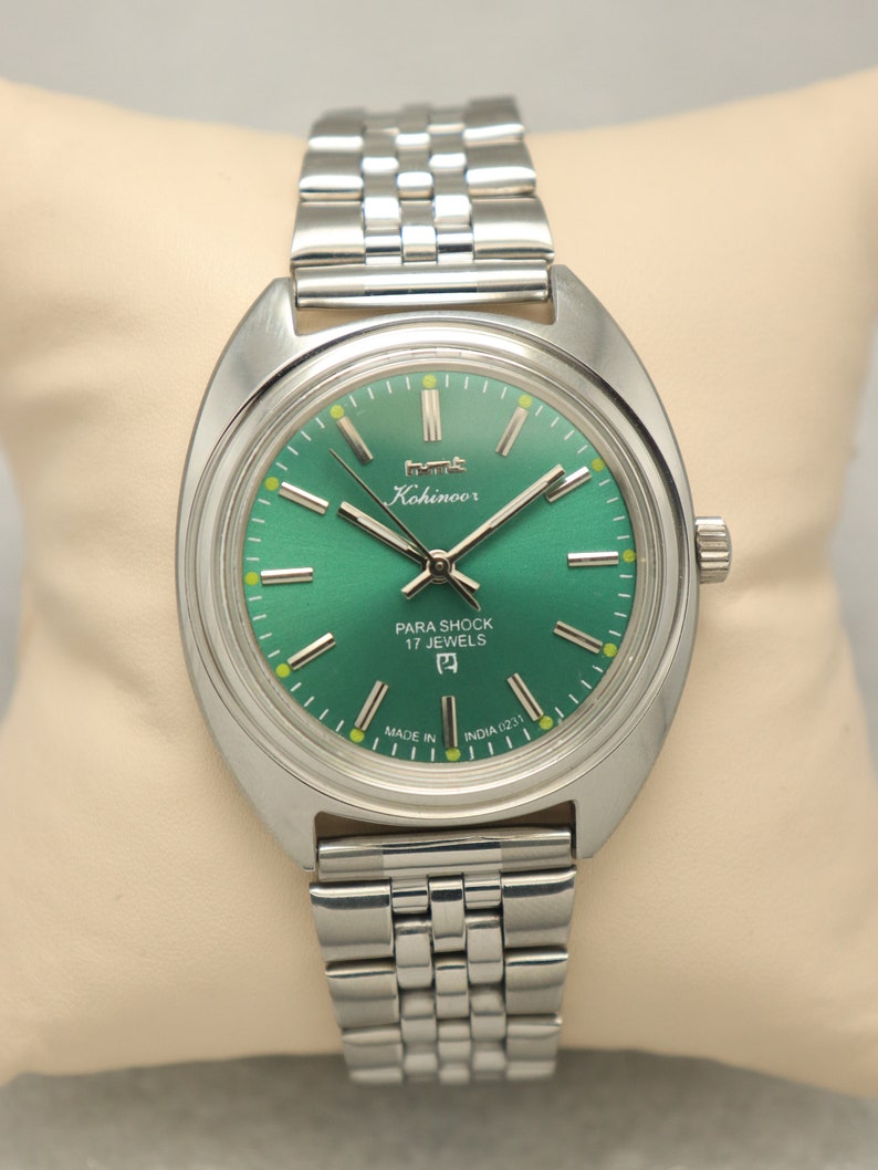 Vintage HMT Kohinoor Para Shock 17 Jewels Hand Winding Men's Watch