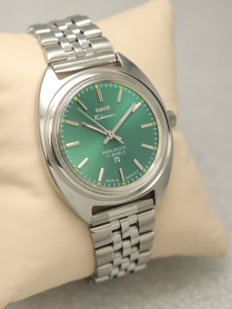 Vintage HMT Kohinoor Para Shock 17 Jewels Hand Winding Men's Watch
