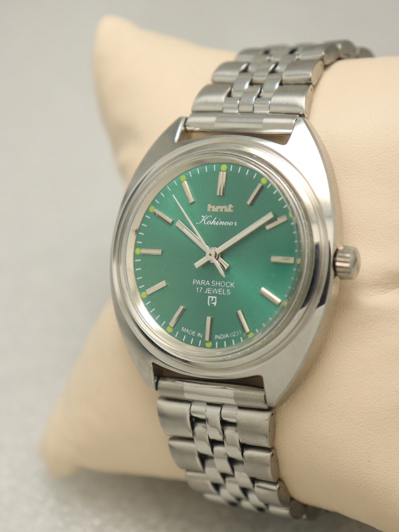 Vintage HMT Kohinoor Para Shock 17 Jewels Hand Winding Men's Watch