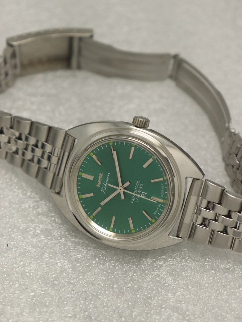 Vintage HMT Kohinoor Para Shock 17 Jewels Hand Winding Men's Watch